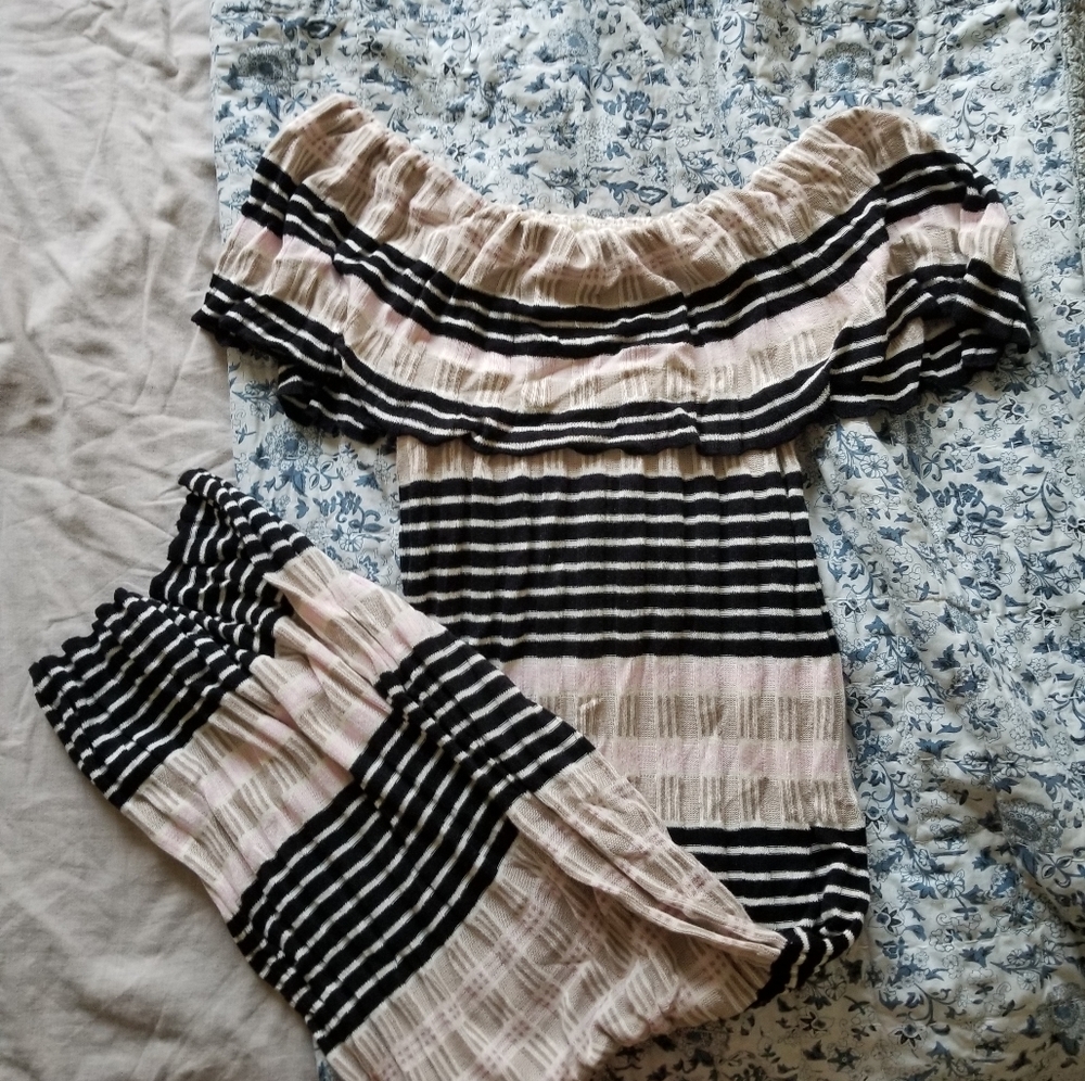 Free people off the shoulder knit dress
